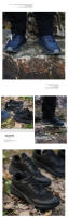 Zapatos de senderismo ultra-ligeros y antideslizantes Impermeables para hombres al aire libre - details 4