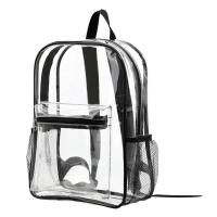 Mochila transparente de PVC para deportes al aire libre, mochila informal de viaje Visible, bolso de hombro impermeable de gran capacidad - details 0