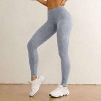 Malla deportiva con espalda en V, pantalones de yoga de cintura alta, ropa de entrenamiento para mujer, calcetines Fiess - details 14