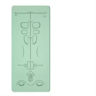 Estera de Fitness Especial para Rueda Abdominal Estera de Rodillas de Rebote Automático - 1