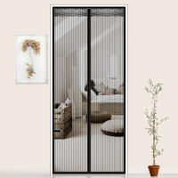 Cortina mosquitera Para Puerta,cortina de Puerta magnética,con Imanes de Cierre Automático y velcro - details 3