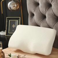 Almohada de espuma viscoelástica ortopédica de fibra de bambú, cojín de dormir lento, rebote suave en forma de mariposa relajante, 1 unidad - details 3