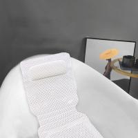 Alfombrilla antideslizante para bañera con ventosas, reposacabezas para bañera de secado rápido, alfombrilla de baño de espuma de PVC, soporte para el cuello, cojín para colchón de baño de malla de aire 3D - details 3