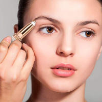 Depiladora Facial eléctrica para mujer, afeitadora Facial hine, recortadora de cejas, afeitadora indolora para Bikini - details 5
