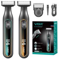Afeitadora Eléctrica Ajustable Para Barba y Cuerpo Recargable Adecuada para Uso Húmedo y Seco - details 10