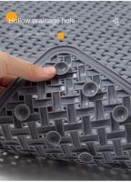 Alfombra de baño antideslizante suave Respectuosa con el medio ambiente, inodoro para ducha y pie - details 2