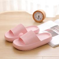 Sandalias de suela gruesa para mujer, novedad de verano, zapatillas de baño de suela blanda para el hogar de Eva para parejas - details 4