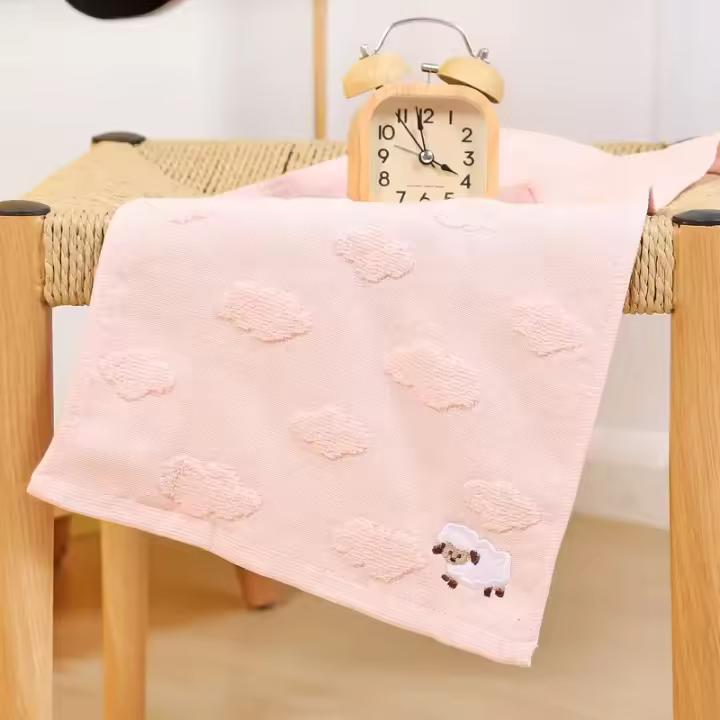 Toalla de algodón absorbente para bebé, paño suave para ducha, baño, cara, 50x26cm - 1
