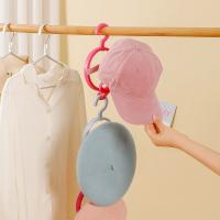 Estante de plástico para gorra de béisbol, colgador de almacenamiento para sombreros de Color brillante, montado en la pared, ahorro de espacio, 4 Uds. - details 10