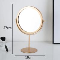 Espejo de maquillaje de escritorio para mujer, espejo de tocador para el hogar, portátil, grande, pequeño, para estudiantes - details 4