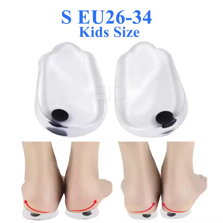 EiD-almohadilla ortopédica para el talón, Gel de silicona para las piernas XO, varius ortopédico, alivio del dolor de fascitis Plantar, plantillas de inserción para el cuidado de los pies - 1