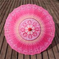 Paraguas de Bambú de Seda Hecho a Mano Arte Clásico de Baile Japonés Flor de Cercero para Bodas, Fiestas, Fotos - details 12