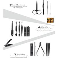 Scttomon Set de Manicura y Pedicura de Acero Inoxidable Kit de Viaje Profesional con 15 Herramientas de Belleza - details 0