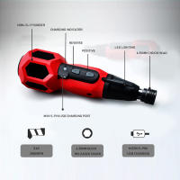 Set de Herramientas Eléctricas Inalámbricas Mini Taladro Eléctrico 3.6V Batería de Iones de Litio Carga USB Accesorios Multifuncionales DIY - details 7