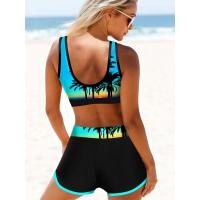 Conjunto de Bikini estampado para mujer, bañador Sexy de dos piezas, ropa de baño holgada para playa, 2022 - details 5