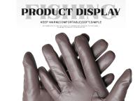 Guantes de piel de oveja para mujer, manoplas cortas de terciopelo fino para pantalla táctil, de cuero, de buena calidad, para invierno, 2226 - details 100