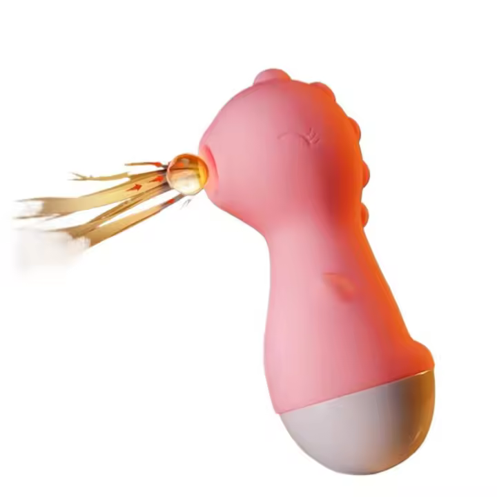 Leten Vibrador Inalámbrico Potente Forma de Boca Oral para Estimulación de Clítoris y Labios - 1