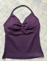 DFYNE-Top de tiras palangre de impacto para mujer, sujetador ajustado con espalda descubierta para yoga y gimnasio, ropa de entrenamiento elástica, top de gimnasio, sujetadores deportivos con cuello halter - details 4