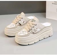 Zapatos transpirables de verano 2024, sandalias de mujer informales y a la moda con suela gruesa y suela gruesa de tela interior de gran tamaño - details 6