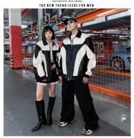 Chaqueta de piel sintética para hombre de otoño e invierno, cortavientos acolchado, abrigo Bomber de motociclista para mujer - details 11