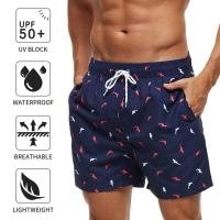 Bañador para hombre, transpirable, de secado rápido, con bolsillos, forro de malla y cordón ajustable. - details 4
