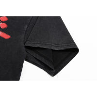 2025 Camisas casuales básicas de moda de verano, camisetas holgadas de algodón puro para hombres y nuevas camisas de manga corta para parejas con estampados de logotipos en la parte delantera - details 6
