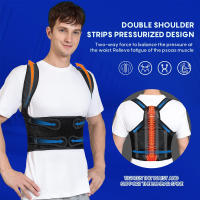 Corrector de postura de espalda para mujeres y hombres, soporte Lumbar para cuello, hombros, mejora la joroba y el alivio del dolor de espalda - details 11