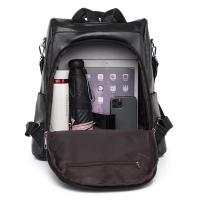 Mochila de cuero de alta calidad para mujer, bolso de hombro femenino Vintage, bolso de viaje antirrobo, Mochilas escolares para niñas - details 19