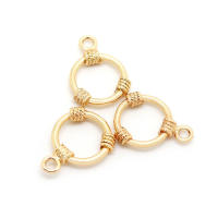 Anillo redondo de latón de Color dorado de 18K, cierre de palanca circular O, cierres de conexión para pulsera, suministros para fabricación de joyas, accesorios Diy - details 88