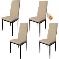 Pack de 2 Sillas de Comedor Tapizadas - Sillas Cocina Tapizadas - Pack Sillas Comedor (Blanco, 2) - details 13