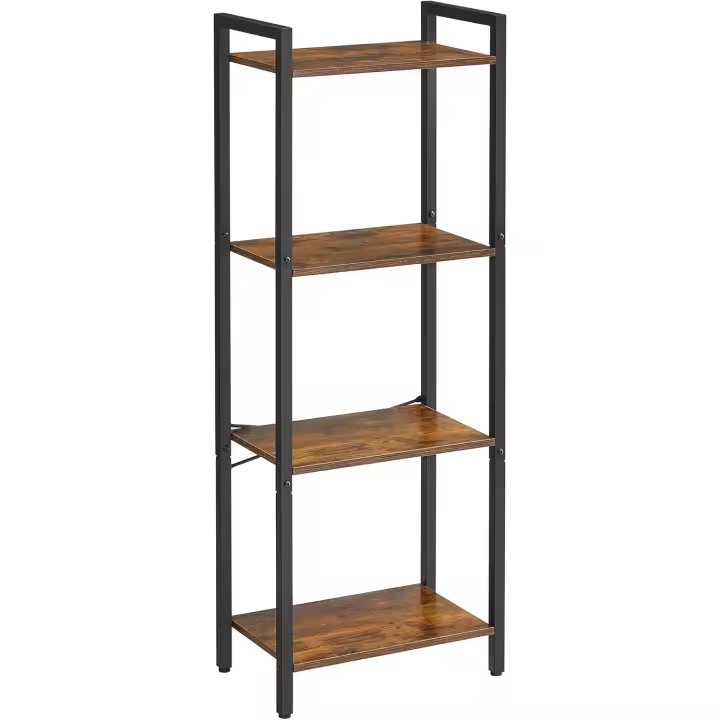 Estante de Almacenamiento de Acero con Marco 6 Niveles para Sala, Dormitorio, Oficina, Estudio - 1