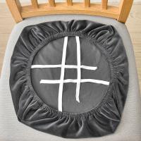 Coolazy-Fundas de Asiento de Comedor, Funda de Cojín de Asiento de Silla Elástica para Comedor Extraíble - details 11