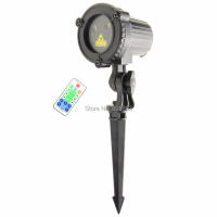 ESHINY Outdoor IP65 R&G Laser Moving Starry Stars Projector Remote Xmas Party House Wall Tree Garden Landscape Light B201N6 - details 14