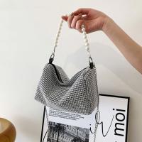 Bolso de mano de gran capacidad con diamantes de imitación, bolso de hombro con cadena de perlas, pequeño bolso cuadrado, bolso de almohada, bolso de cosméticos, bolso de hombro para mujer, fiesta - details 28