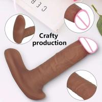 Leten Teléscopico Eléctrico Vibrador con Calor Silicona Realista Juguete Intimo para Mujeres - details 2