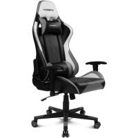 Gaming Profesional, reposabrazos ajustables 2D, pistón clase 4, giratoria, mecanismo de mariposa, cojín lumbar y cervical, color negro/blanco/azul - details 14