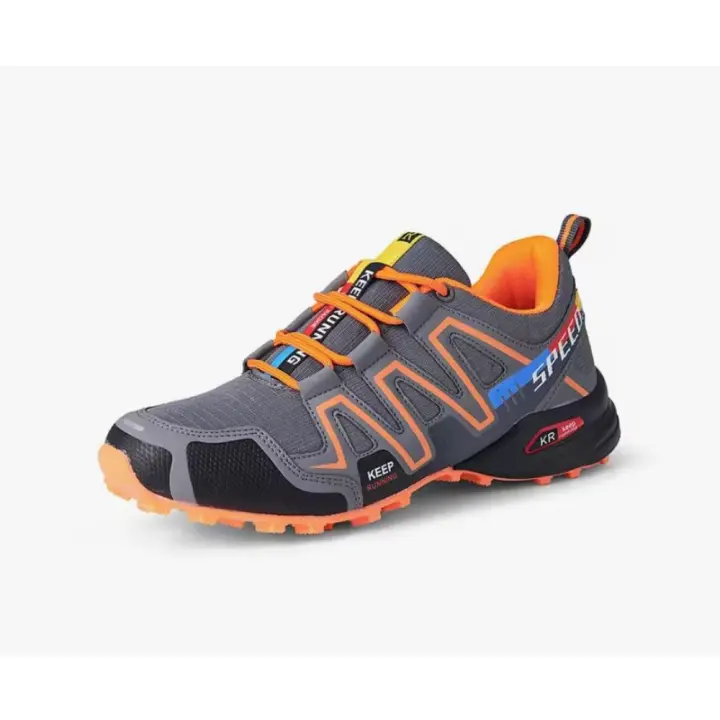 Zapatos de senderismo impermeables para hombre, calzado ligero y cómodo de cuero, antideslizante para caminar - 1