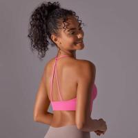 Top de mujer, cuello de chaleco Hai Yuga, decoración triul, deportes con espalda bonita, Top corto a prueba de golpes para - details 16