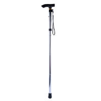 Bastón Telescópico De Aleación De Aluminio Para Senderismo Y Trekking Plegable Con Punta De Goma Para Ancianos Color Negro/Cobre - details 0