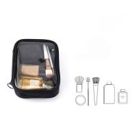 Neceser de viaje con cremallera de nailon Simple para mujer, bolsa de almacenamiento para baño, estuche de maquillaje, bolsa de almacenamiento de cosméticos de malla - details 11