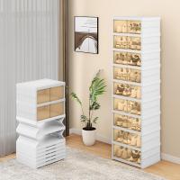 Caja de Zapatos Plegable Duradera 20 Piezas Organizables con Puertas Ajuste Aproximado hasta Tamaño 43 Muebles de Sala - details 6