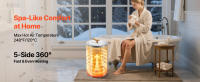 Calentador de Toallas SucceBuy de 20L con Pantalla LED, Manta Térmica y Calentador de Toallas para Baño, Temporizador y Temperatura Ajustables, Bloqueo de Seguridad, Apto para Hogar, SPA, Encimera o Suelo, Blanco - details 0