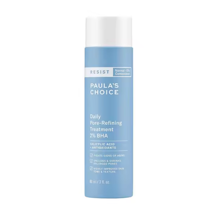 Paula's Choice RESIST Tratamiento diario para refinar los poros 2% BHA con ácido hialurónico salicílico, exfoliante para puntos negros y poros grandes, - 1