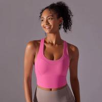 Chaleco de Yoga para Mujeres Top de Tanque de Color Sólido Ropa Interior Transpirable para Yoga, Gimnasio, Correr - details 20