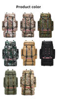 Bolsas de Trekking de 130L para hombre, mochila de escalada con cordón de rayas reflectantes para acampar al aire libre, senderismo, bolso de viaje, mochilas de equipaje - details 18