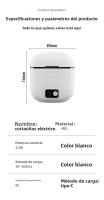 Cortaúñas Eléctrico de Alta Calidad Ultra Silencioso Arte de Uñas para Adultos con Molinillo de Uñas Recargable Ligero Herramienta de Manicura Automática - details 9