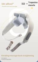 Chal de masaje eléctrico con calor para cuello, masajeador de columna Cervical, espalda, hombros y cuello, masajeador muscular Trapezius para el hogar y el coche - details 16