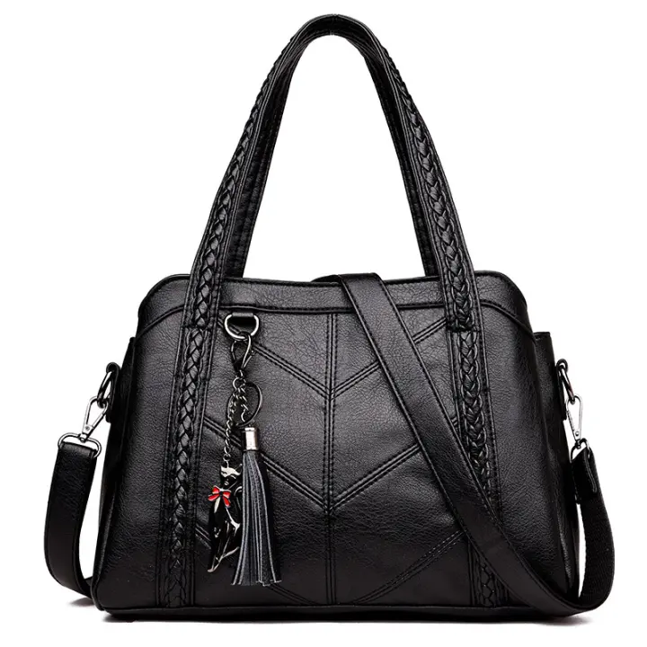 Bolso de cuero de lujo para mujer, Bandolera de hombre de alta calidad - 1