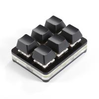 Miniteclado de 6 teclas personalizable, copia completa y pega, 1 Toque, contraseña, negro - details 2
