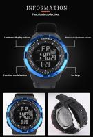 SHUNWAY Shengwei Sports Reloj electrónico luminoso multifuncional impermeable de ocio a la moda para hombre - details 3